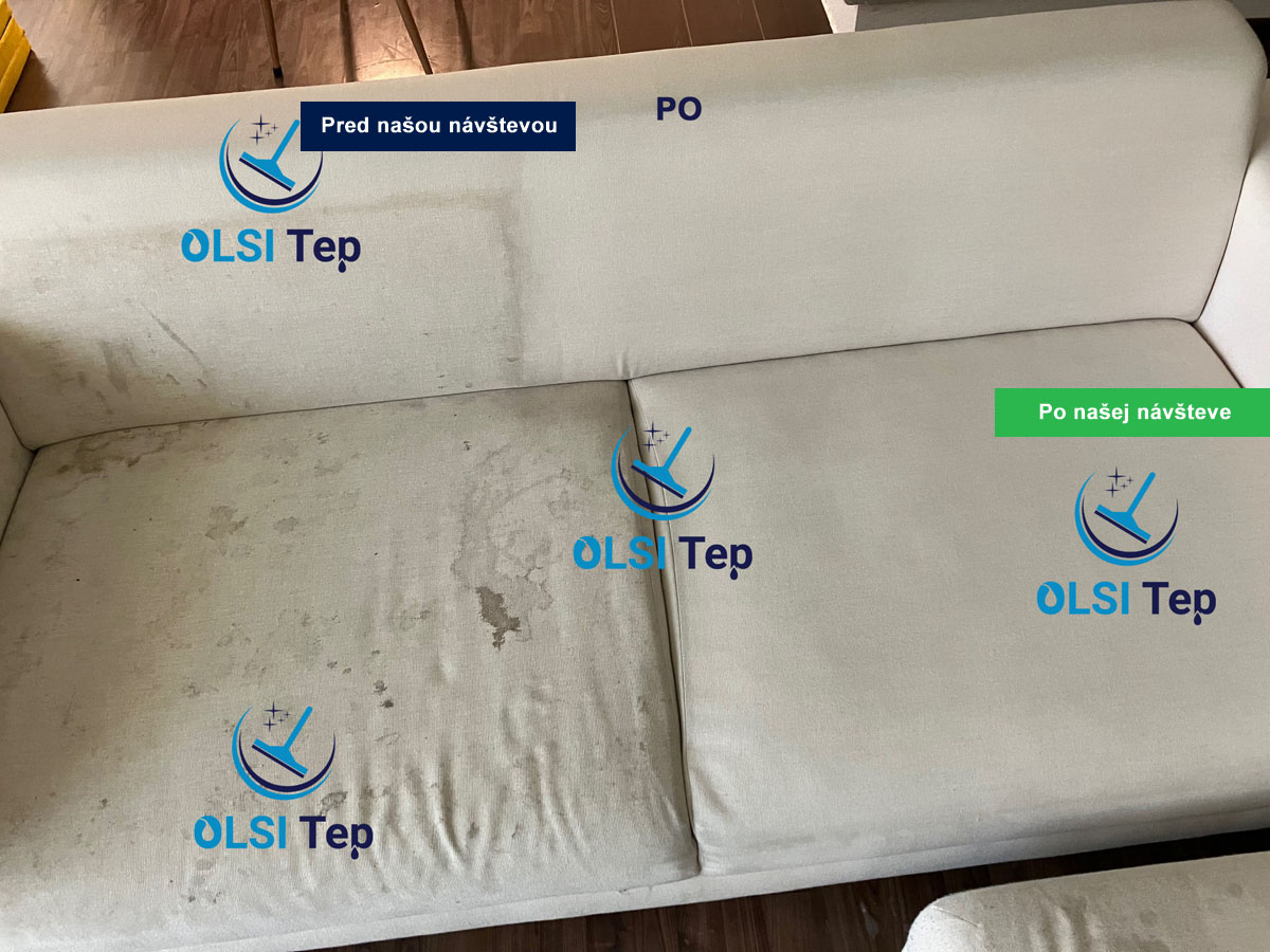 Čistenie sedačky OLSI Tepovanie