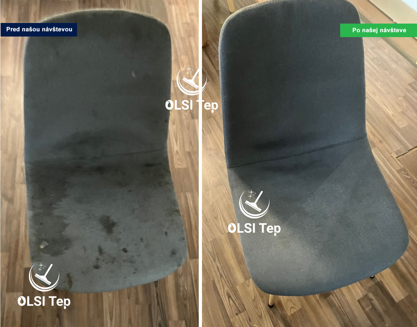 Čistenie stoličky OLSI Tepovanie